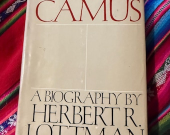 RARE VINTAGE Albert Camus A Biography by Herbert R. Lottman 1st Edition 1979 HCDJ