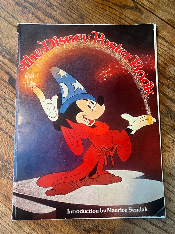 The Disney Poster Book 1977 VINTAGE RARE - Etsy