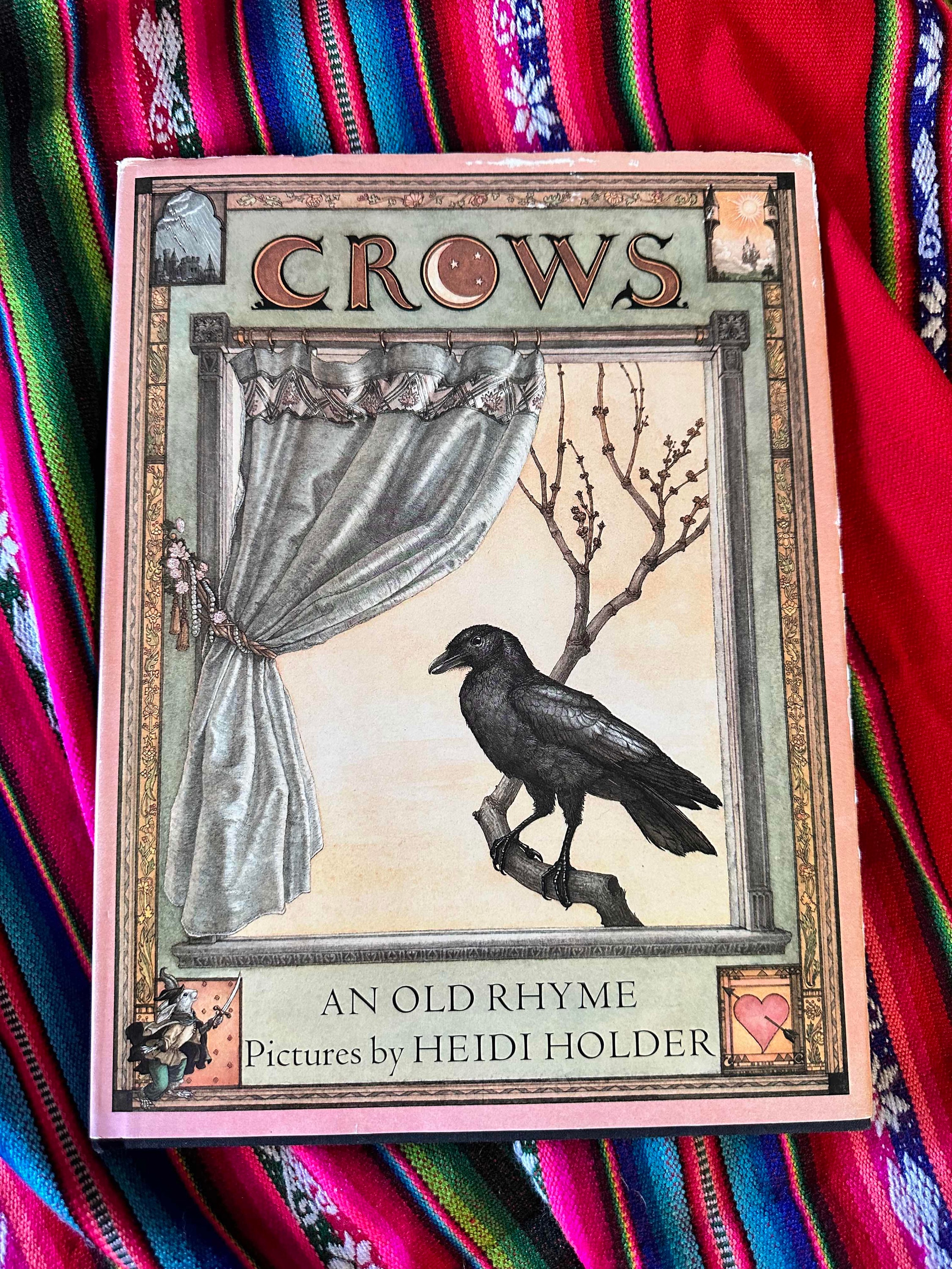 RARE VINTAGE Crows an Old Rhyme by Heidi Holder First Edition