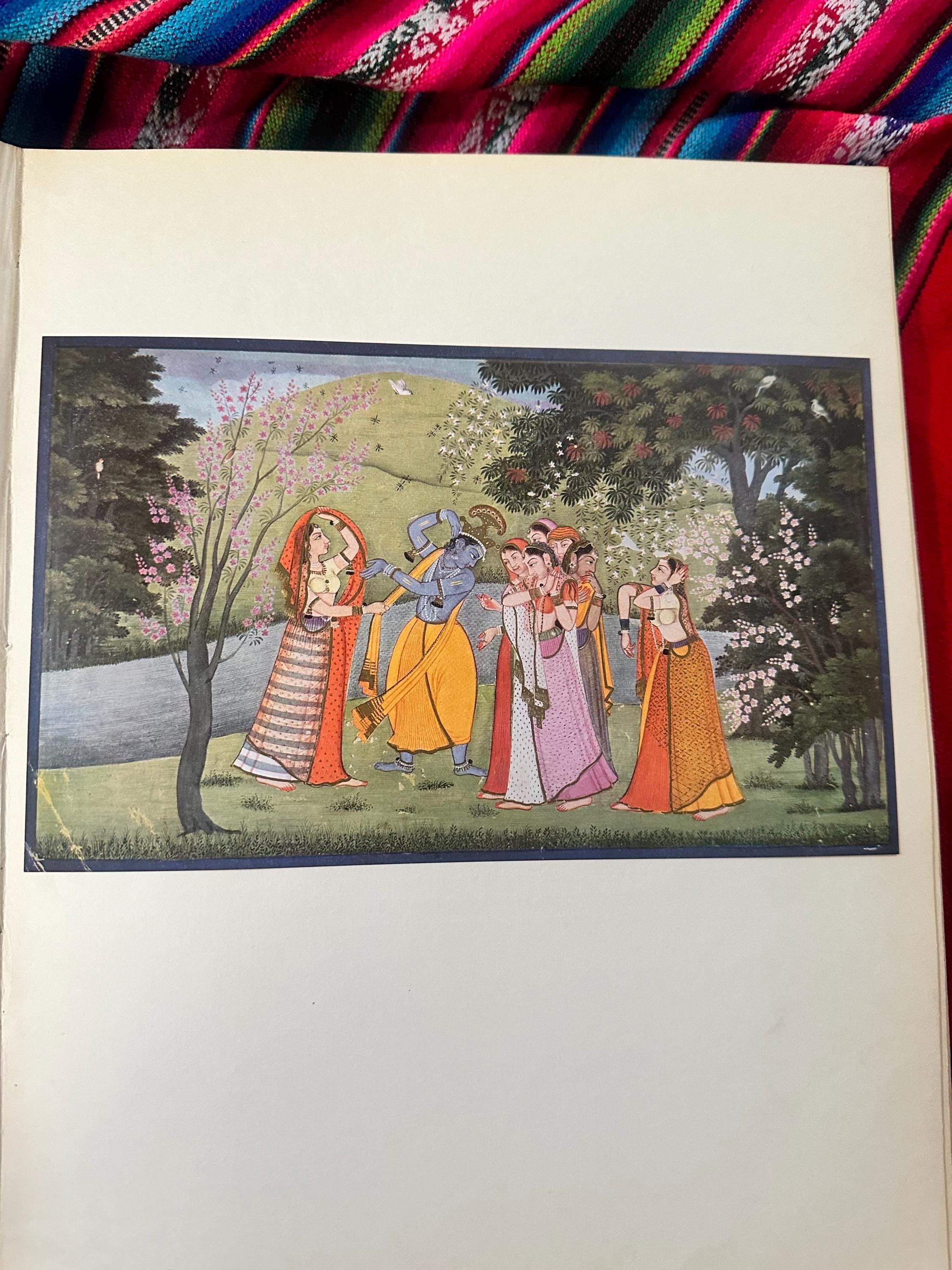 RARE VINTAGE Kangra Paintings of the Gita Govinda First Edition