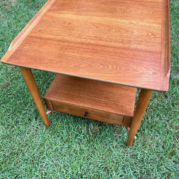 Mid Century Side Table Etsy