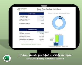 Loan Amortization Calculator | Excel