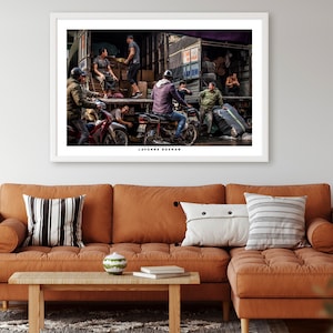 Hanoi Vietnam travel Poster wall art LARGE WALL HANGING Hanoi Instant Printable travel poster Home Office decor A5 to A1 size
