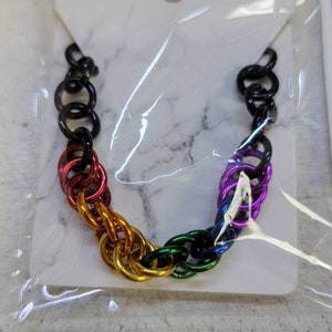 DNA Chainmail Pride Bracelets