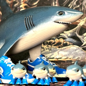 Tralalero Tralala Meme Figure | Italian Brainrot | Hand Painted Model Shark Sneakers
