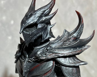 Skyrim Daedric Armor 20cm Statue Elder Scrolls Model Figure