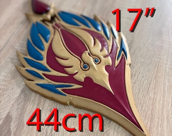 World of Warcraft Wall Art, WoW Wall Decor, Blood Elf Hangings, Horde Flag Symbol, Silvermoon Crest Sculpture