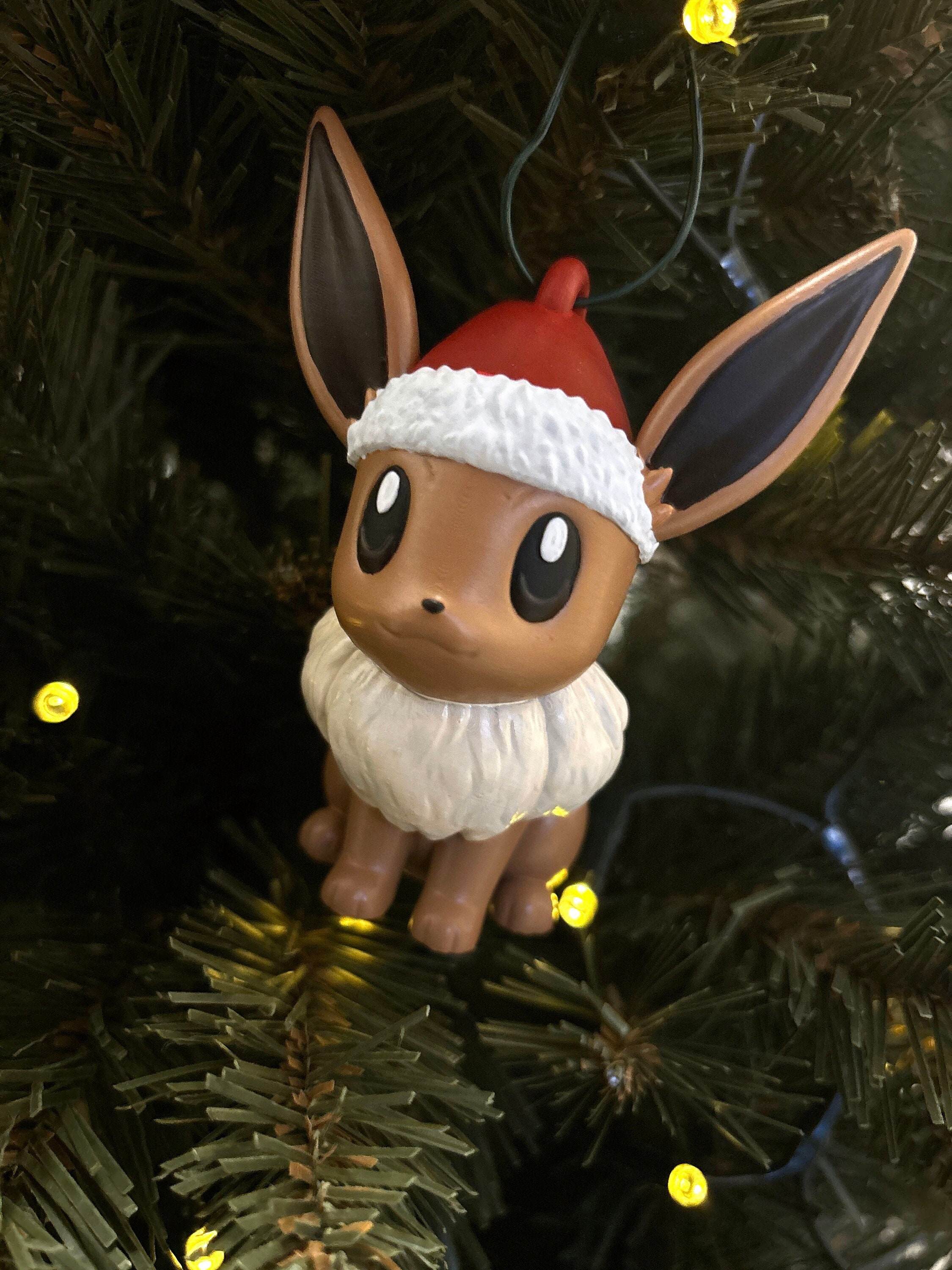  Hallmark Keepsake Christmas Ornament 2022, Pokémon Eevee, Resin  : Home & Kitchen