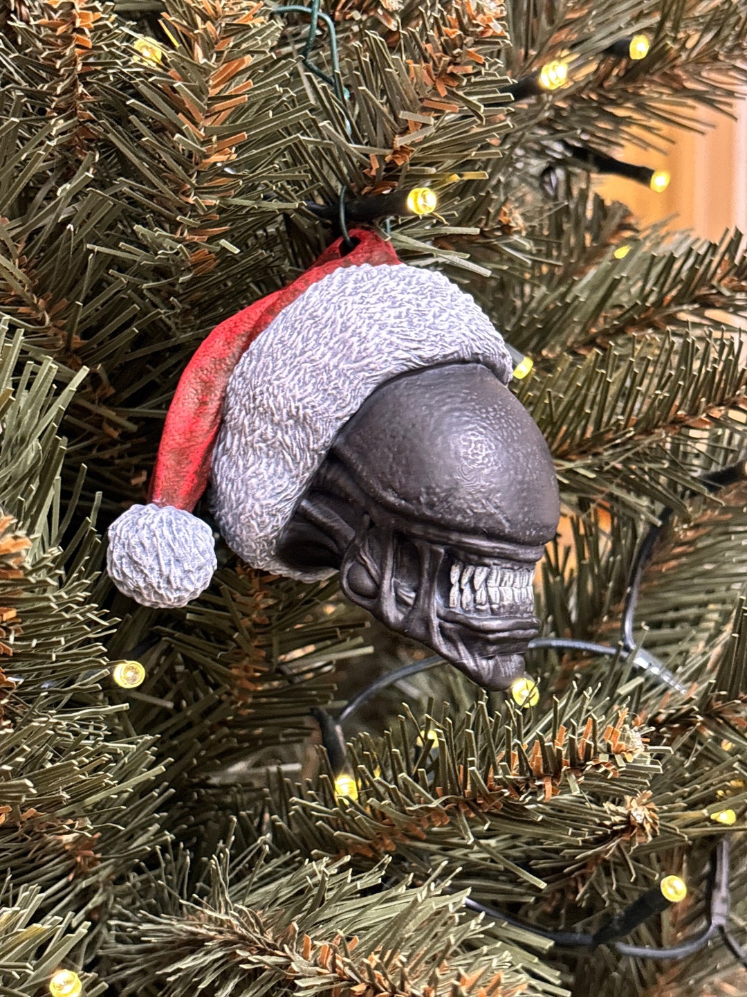 Alien Christmas Ornament Xenomorph Xmas Tree Decor Decoration Etsy