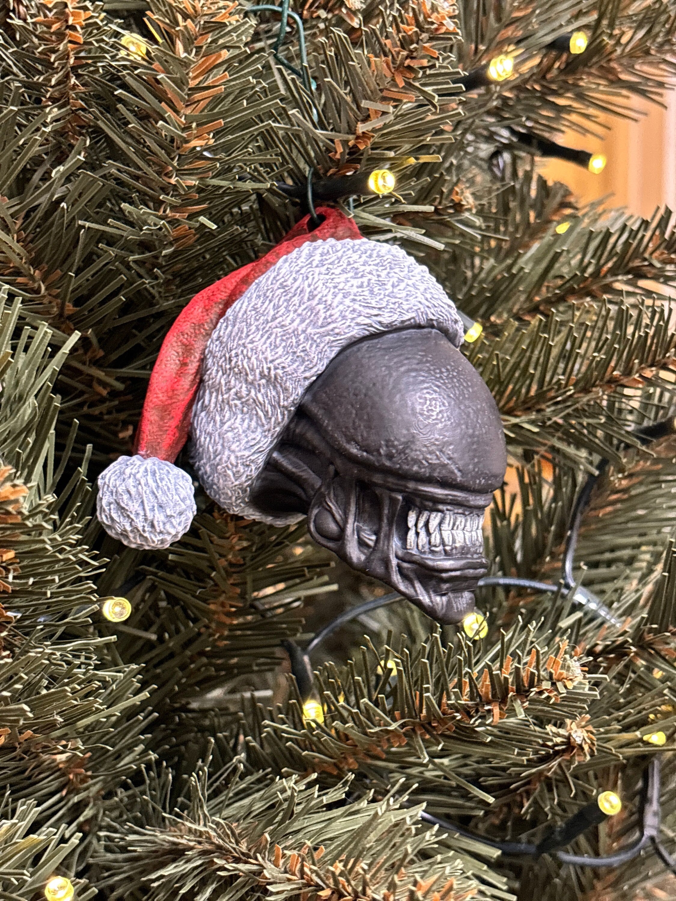 Alien Christmas Ornament Xenomorph Xmas Tree Decor Decoration Etsy UK