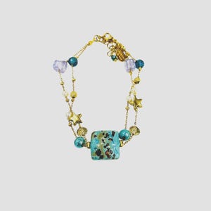 Murano glass beads bracelet - Murano glass bracelet