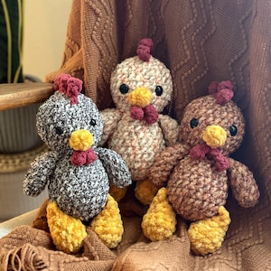 Rooster Stuffed Animal Farm Animal Plush Toy Chicken Stuffy Gift Handmade Rooster Plush Farm Nursery Decor Baby Shower Gift Chicken Plushie