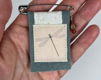 Dragonfly Wearable Altar Pin Charm