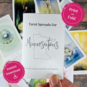 Tarot à tartiner pour les habitants du Minnesota Mini Zine et Grimoire imprimables en téléchargement numérique