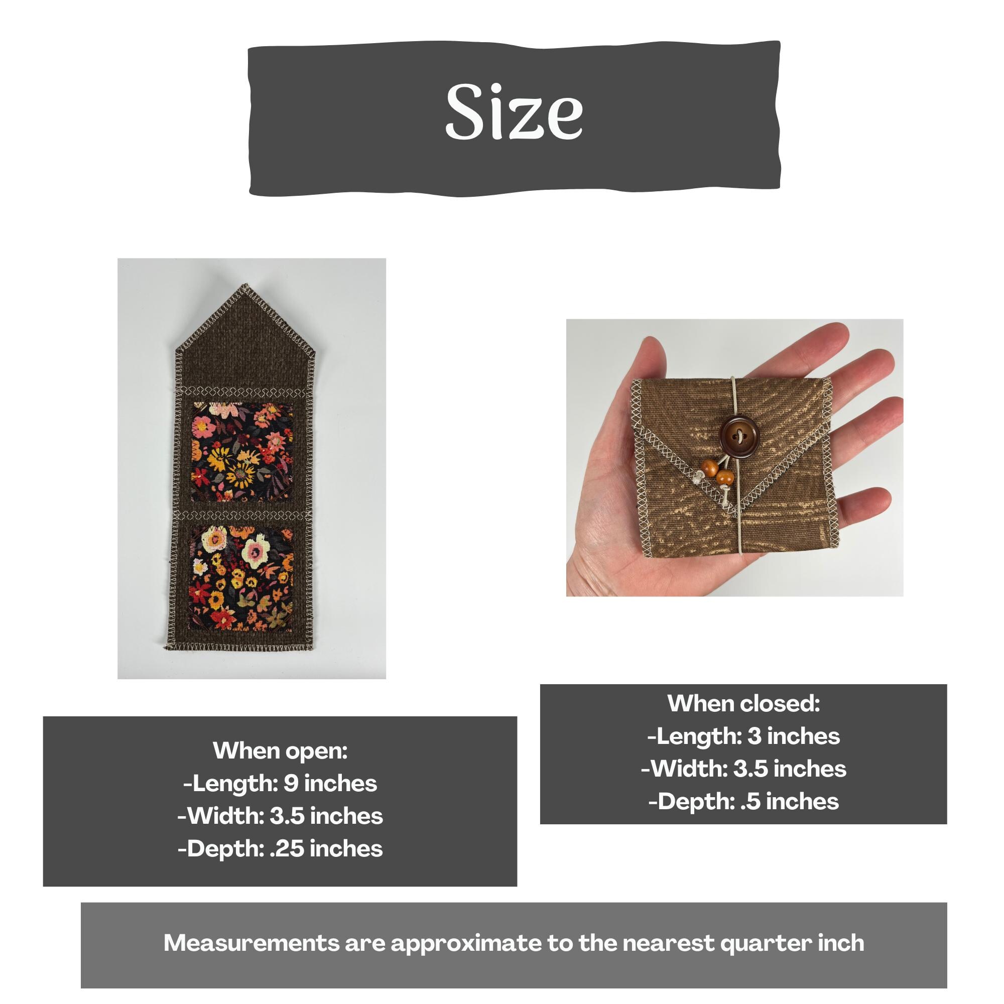 Pocket Altar: Brown With Floral Fabric Mini Altar - Personalizable ...