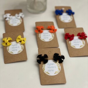 Boucles d’oreilles Macrame Stud