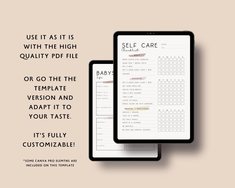 Mom life planner digital, Household planner printable, Home management binder, Mom digital planner iPad, Daily mum planner, PDF life planner image 5
