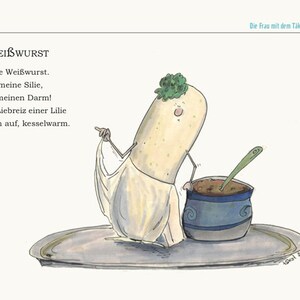 Weißwurst Postkarte