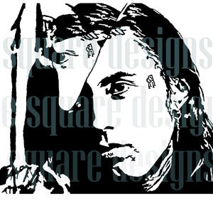 Ronnie Radke Falling in Reverse SVG PNG wall art tshirt design digital download
