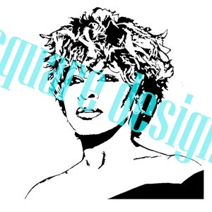 Tina Turner SVG
