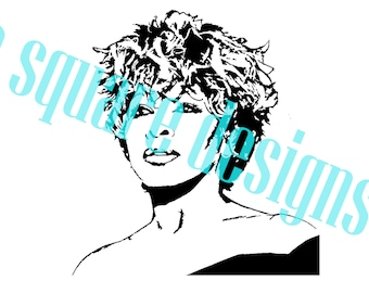 Tina Turner SVG