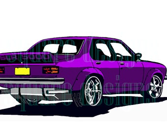 Holden Torana SLR5000 SVG purple