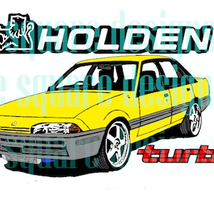 VL Commodore Turbo Tshirt Design SVG