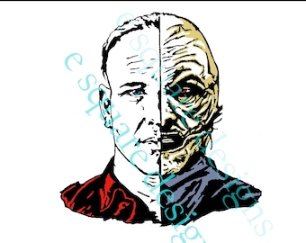 SLIPKNOT SVG Two Face Corey Taylor SVG
