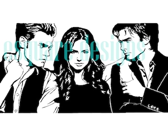 The Vampire Diaries  SVG T-shirt design