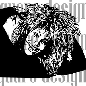 Tina Turner SVG RIP Simply the best