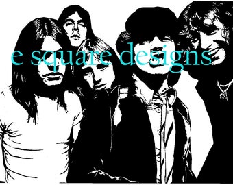 AC/DC SVG Digital Download