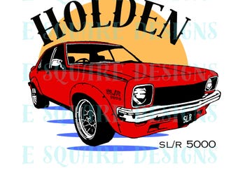 Holden Torana SLR/5000 T shirt design wall art