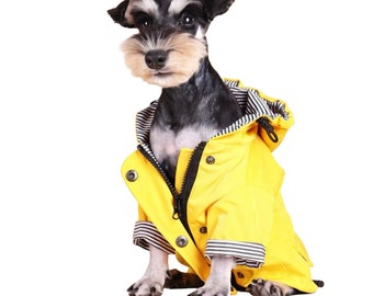 Fitfulvan Pets Clothes Dog Raincoat Waterproof Cloak All-Inclusive Pet Hooded Raincoat Outwear Apparel Fitfulvan Pets Clothes Dog Raincoat Waterproof Cloak All-Inclusive Pet Hooded Raincoat Outwear Apparel