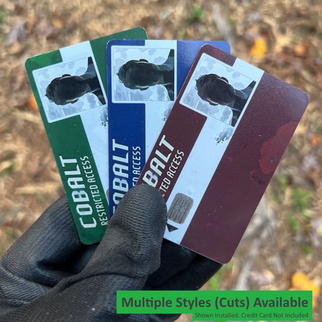 Rust Keycard Credit Card Skin Multiple Colors and Styles Turn a Boring