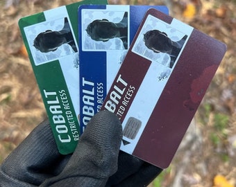 Rust Keycard Credit Card Skin - Multiple Colors and Styles! Turn a boring credit/debit/gift card into a Rust prop! Durable and easy to use!