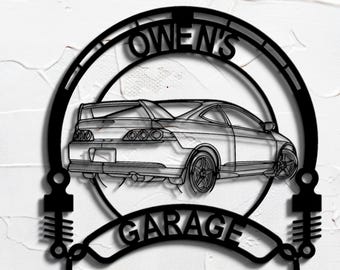 RSX Type S personalized sign | custom metal wall art | home decor gift