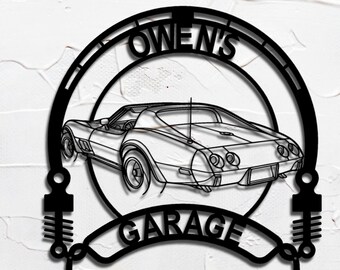 1976 classic coupe personalized sign custom metal wall art home decor