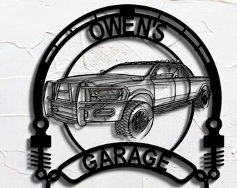 Ram 2500 personalized sign | custom metal wall art | heavy duty truck decor | garage gift