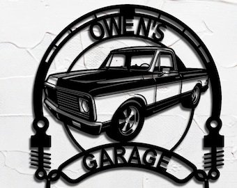1971 Chevrolet S10 personalized sign custom metal wall art home decor gift for car lovers