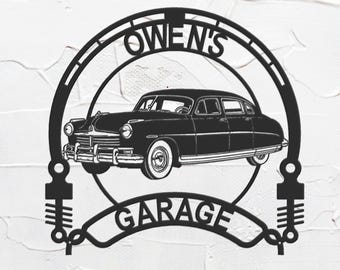 1948 Hudson Commodore Eight personalized sign | metal wall art | home decor