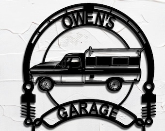 1968 Ford F100 personalized sign | custom metal wall art | home decor gift