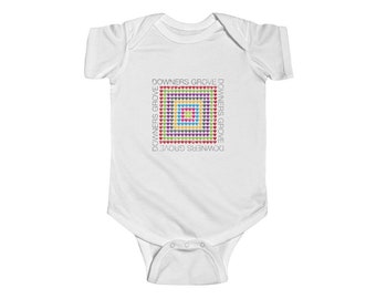 Downers Grove Hearts - Infant Fine Jersey Bodysuit