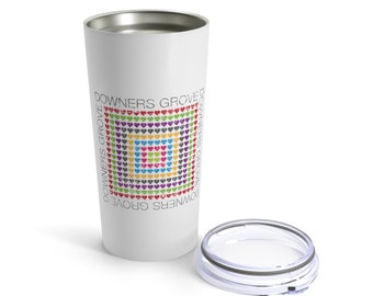Downers Grove Hearts - Tumbler 20oz