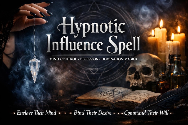 Hypnotic Influence Spell | Mind Control & Obsession Ritual | Powerful ...