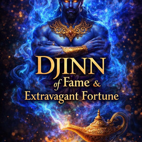 Djinn of Fame & Fortune Spell, Attract Wealth Success Power, Manifest Riches, Luxury Abundance Ritual, Money Attraction Spell Casting