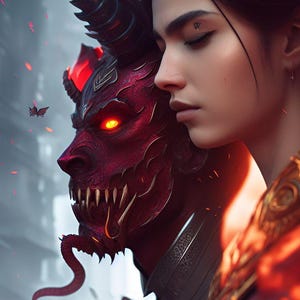 Djinn da FAMA e da Riqueza Bhodi Enigmático Fortuna Extravagante