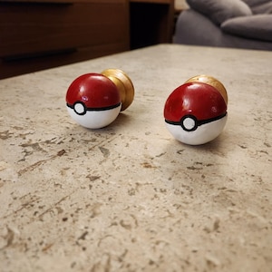 Pokeball drawer handles