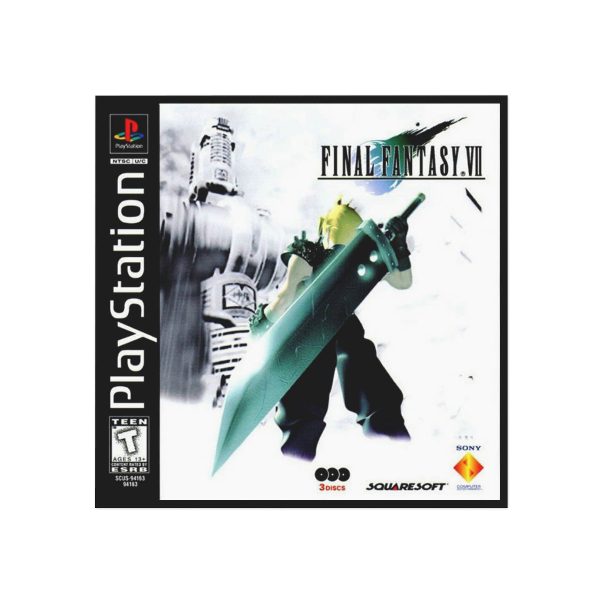 Final Fantasy 7 Ps1 - Etsy