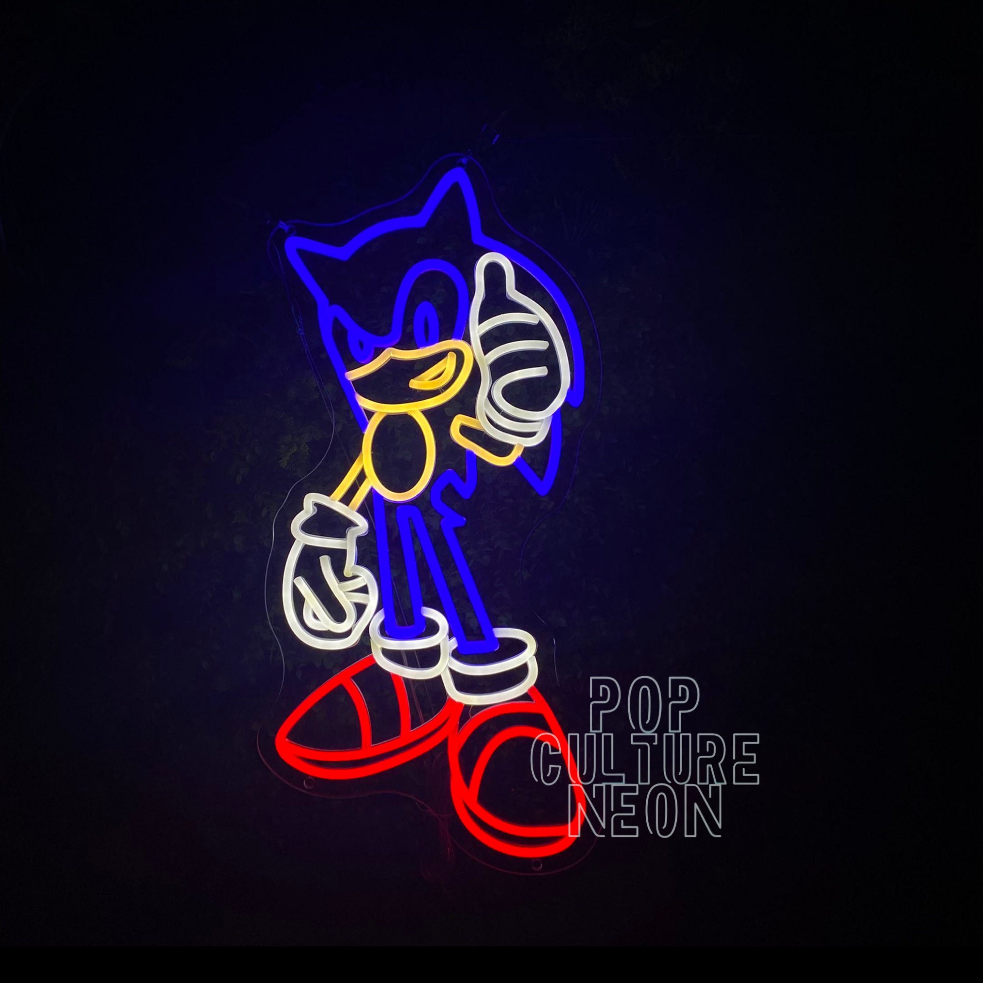Sonic the Hedgehog Neon Sign Sonic Neon Light Sonic Light | Etsy Singapore