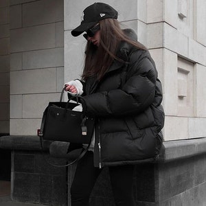 Black Basic Oversize Women Inflatable Puffer Coats Women - Etsy